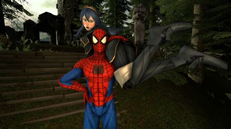 Spider Man And Lucina Protected By Kongzillarex619 On Deviantart