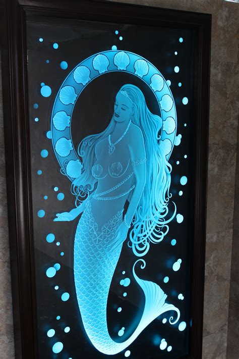 Custom Glass Etching With Led Lights Becomes Spectacular