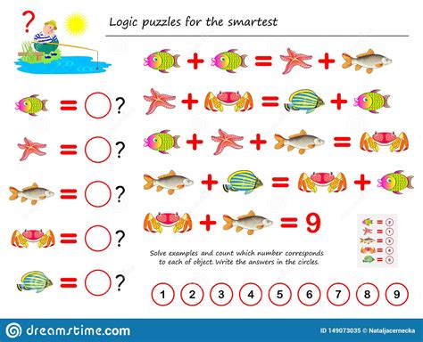 Mathematical Logic Puzzle Game For Smartest Solve Examples And Count