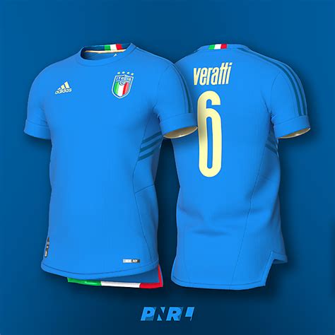 Italy Home Shirt X Adidas X Pnrl