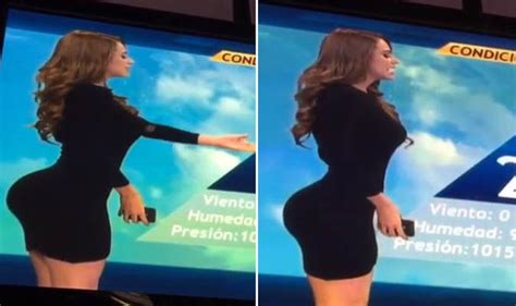 woman named sexiest weather girl makes huge transformation to her bum tv and radio showbiz