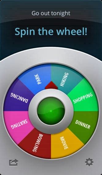 Please upgrade to a newer browser that supports html5. Spinning a Wheel to Make Choices with iOS App - Decide Now!