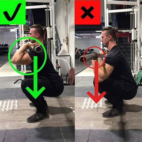 How To Front Squat Barbell Squat Workout Gym Tips Workout