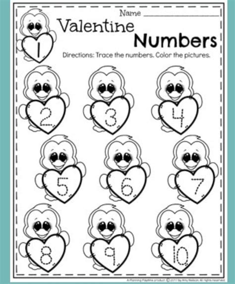 Printable Math Valentine S Day Preschool Worksheets Artofit