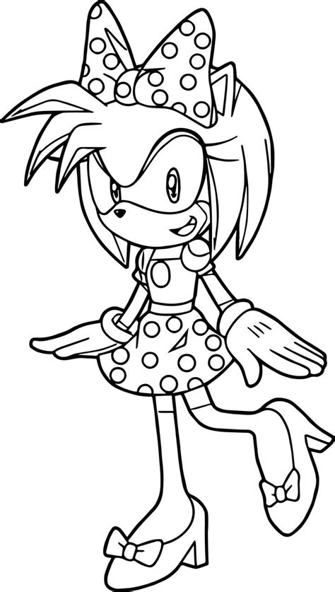 9 Amy Rose Sonic Coloring Pages For You Jahsgsbz