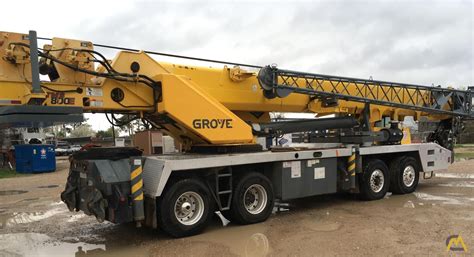Grove Tms800e 80 Ton Telescopic Boom Hydraulic Truck Mounted Crane For