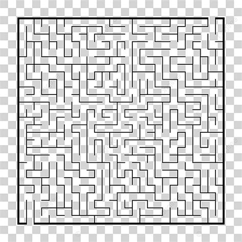 Square Maze Vector Hd Png Images Abstract Square Maze Vector