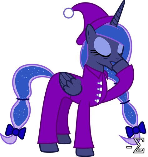 Princess Luna In Pyjamas By 90sigma On Deviantart