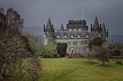 Inveraray Castle Ancestral Home Of The Duke Of Argyll Chief Of The