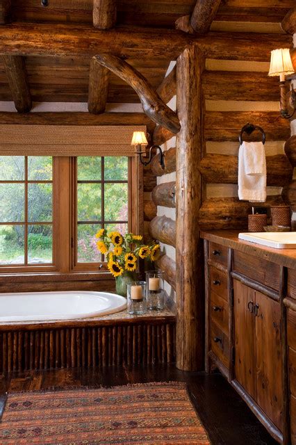 360 Ranch Guest Cabin Rustic Bathroom Other By Miller