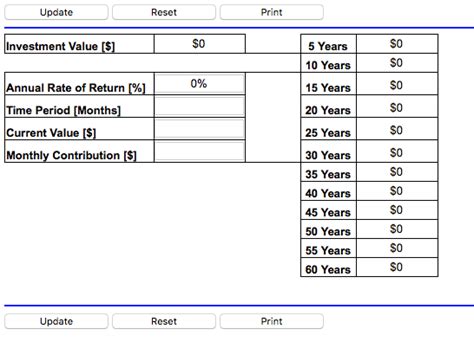 Search for results with us now! Investment Value Calculator - JosephSangl.com