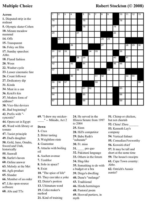Our daily puzzles will continue to be free but you might appreciate the convenience of the big book. Printable Newspaper Puzzles | Printable Crossword Puzzles