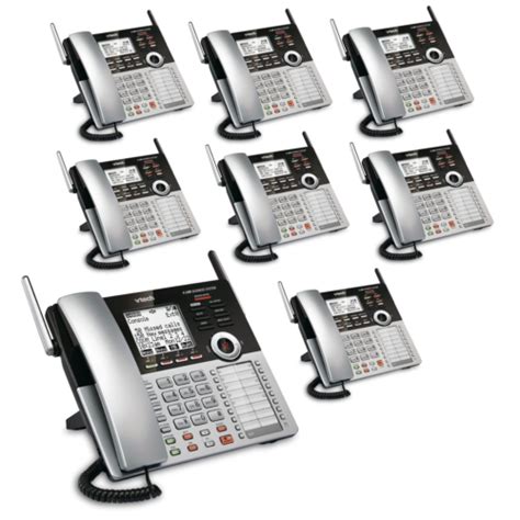 New Vtech 4 Line Small Business Phone System With 1 Cm18445 And 7