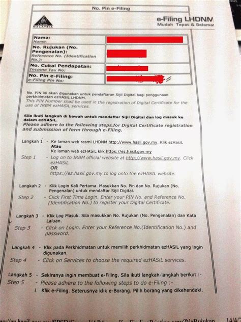 For first time tax payers, the inland revenue board of malaysia, or better known in malay as the lembaga hasil dalam negeri (lhdn) has made. Cara Buat E-Filing LHDN