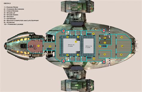 Deck Layout Spaceship Concept Spaceship Design