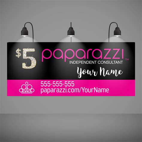 Paparazzi Banner - Custom Banner - Vendor by okprintables on Zibbet
