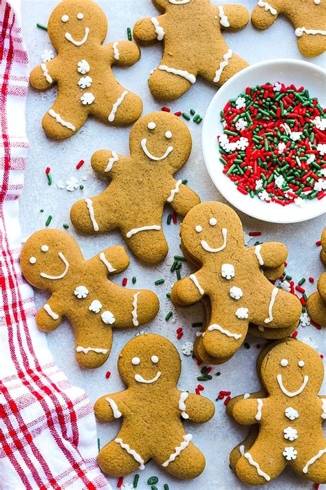 The Best Gingerbread Men Cookie Recipe Soft And Chewy