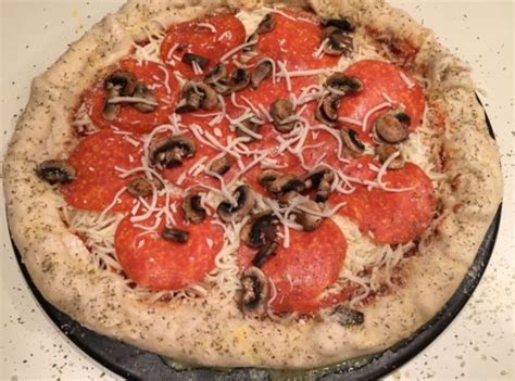 How To Make A Stuffed Crust Pizza She Cooks With Help