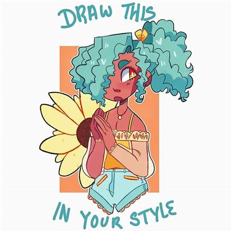Yo If You Want I Would Love To See How You Draw This In Your Style