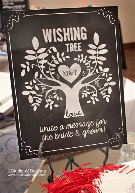 Chalkboard Sign For Wishing Wedding Wishing Tree