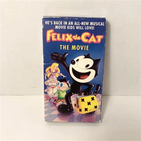 Felix The Cat The Movie Vhs Tested Animated 1988 Buena Vista