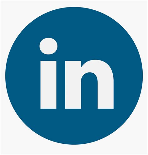 Linkedin Icon Vector Png Linkedin Logo Circle Transparent Png