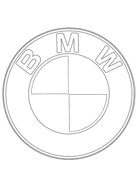Kolorowanka Logo Bmw Ladnekolorowankipl