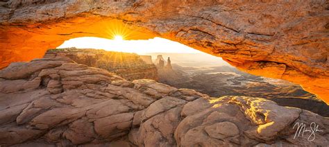 Sacred Mesa Arch Sunrise Mesa Arch Canyonlands National Park Utah