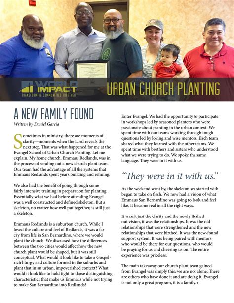 Urban Church Planting By World Impact Issuu