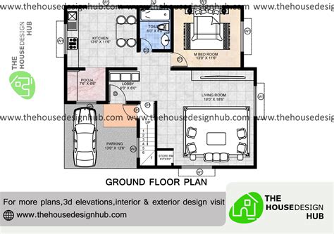 37 X 31 Ft 2 Bhk East Facing Duplex House Plan The House Design Hub