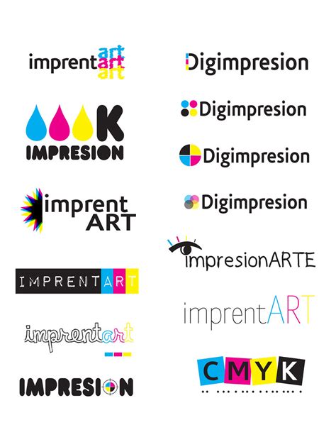 Propuestas Para Logotipo De Una Imprenta Digital 2010 Flickr