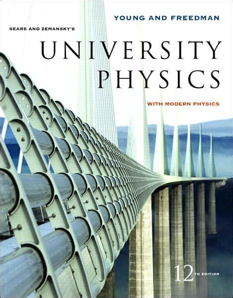 University Physics With Modern Physics 12th Edition Sears And Zemansky