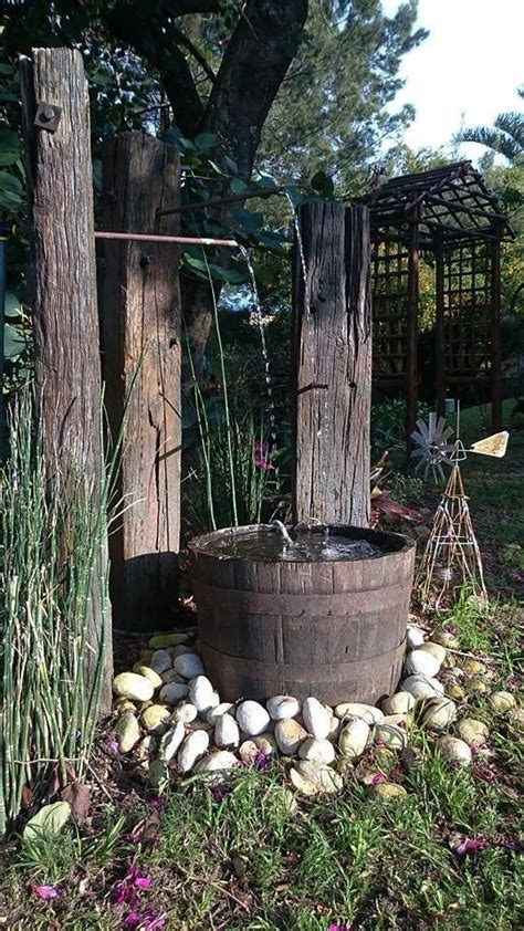 We Had Great Fun Designing This Water Feature Using Railway Sleepers