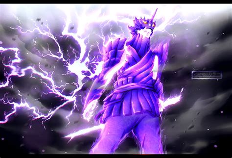 Hd Wallpaper Anime Naruto Lightning Sasuke Uchiha Susanoo Naruto