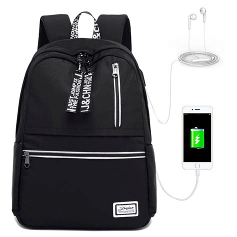 Trendy Upgrade Waterproof Backpack With Built In Usb Charge Port