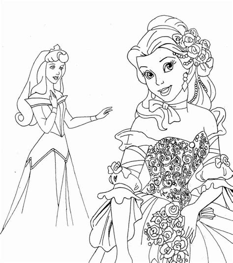Disney Princess Coloring Pages For Adults At Getdrawings
