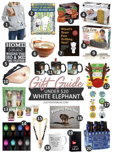 So, i thought it would be nice to put together a roundup of the best $100 white elephant gift ideas for you. 20 Under $20 White Elephant Gift Ideas - Just Posted