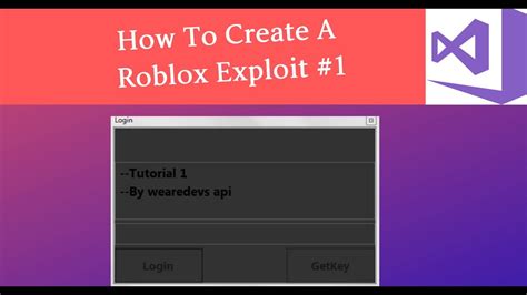 How To Create A Roblox Exploit 1 Youtube