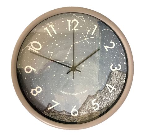 Creative Motion 115 Diameter Astronautical Clock With Stars In The