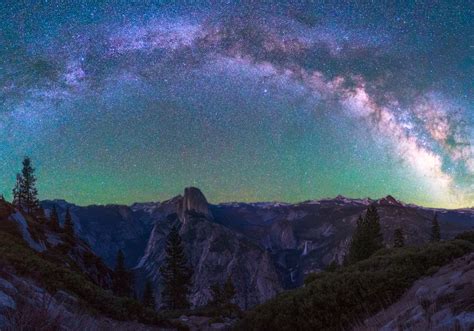 Milky Way Panorama Over Yosemite National Park Smithsonian Photo