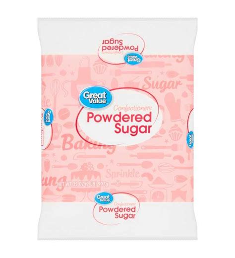 Great Value Confectioners Powdered Sugar 2 Lb