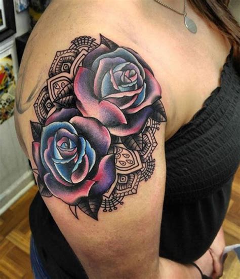 Perhaps you haven't given your tattoo much more thought than getting one would be rad. we love spontaneity as much as the next person, but since your tattoos are an expressive and artistic statement, giving a little more time to this decision might make the. Tattoos Design Ideas: 32 Best and Attractive Rose Tattoo ...