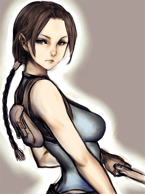 Lara Croft Tomb Raider Drawn By Fumiorsqkr Danbooru