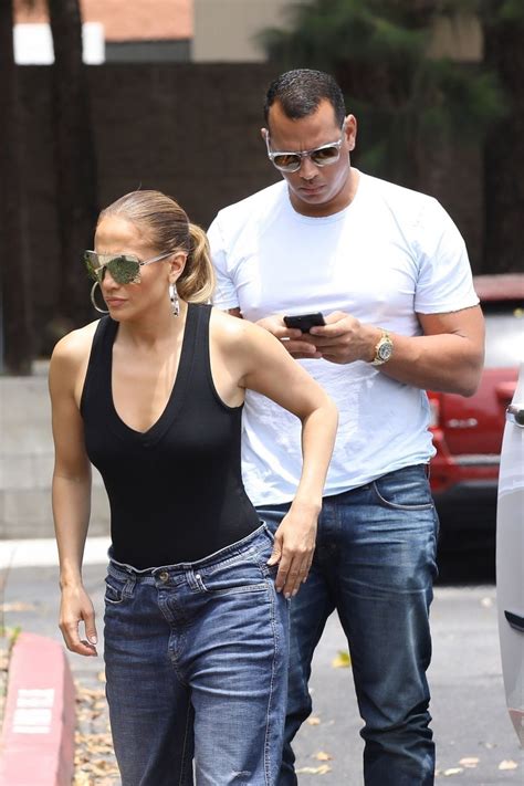 Jennifer Lopez And Alex Rodriguez Shopping For An Office Space In Los