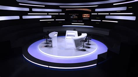 Talk Show Zitouna On Behance Tv Set Design Stage Design Wood House