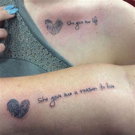 Mother And Son Tattoos Matching Small Tattoo Designs