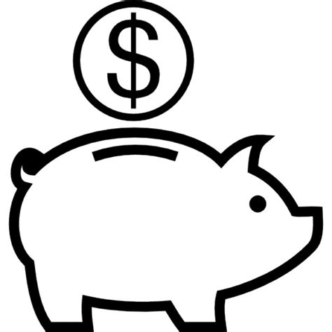 Piggy Bank Clipart Black And White Free Download On Clipartmag