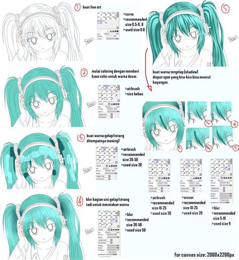 Coloring Hair Tutorial Paint Tool Sai By Mouse By Deddyz On