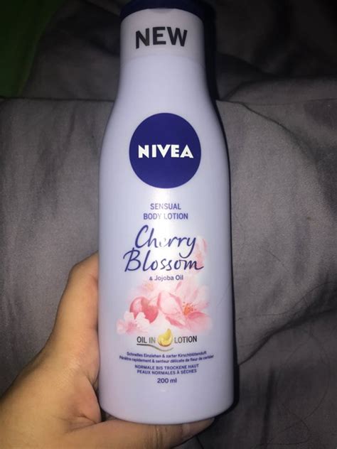 nivea cherry blossom sensual body lotion inci beauty