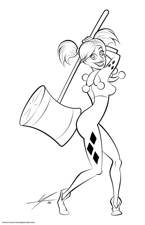Dibujos Para Pintar Harley Quinn - Dibujos Para Pintar